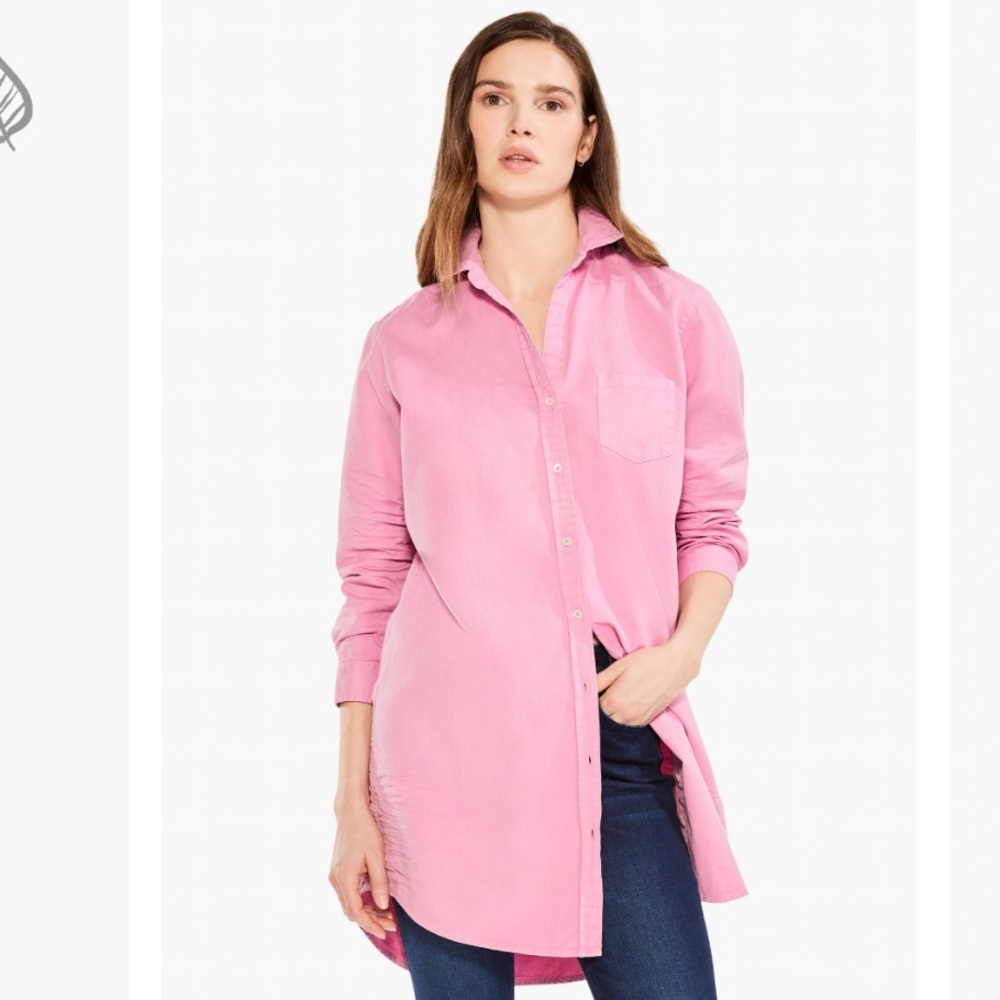 Nic+Zoe SUMMER DAY SHIRT in Pink Hue Sz Small‎